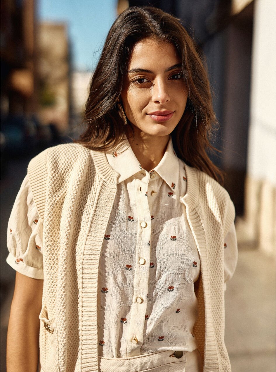Camisa crudo flores I.Code