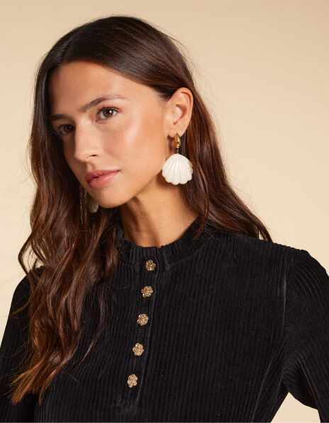 Boucles d'oreilles coquillages I.Code