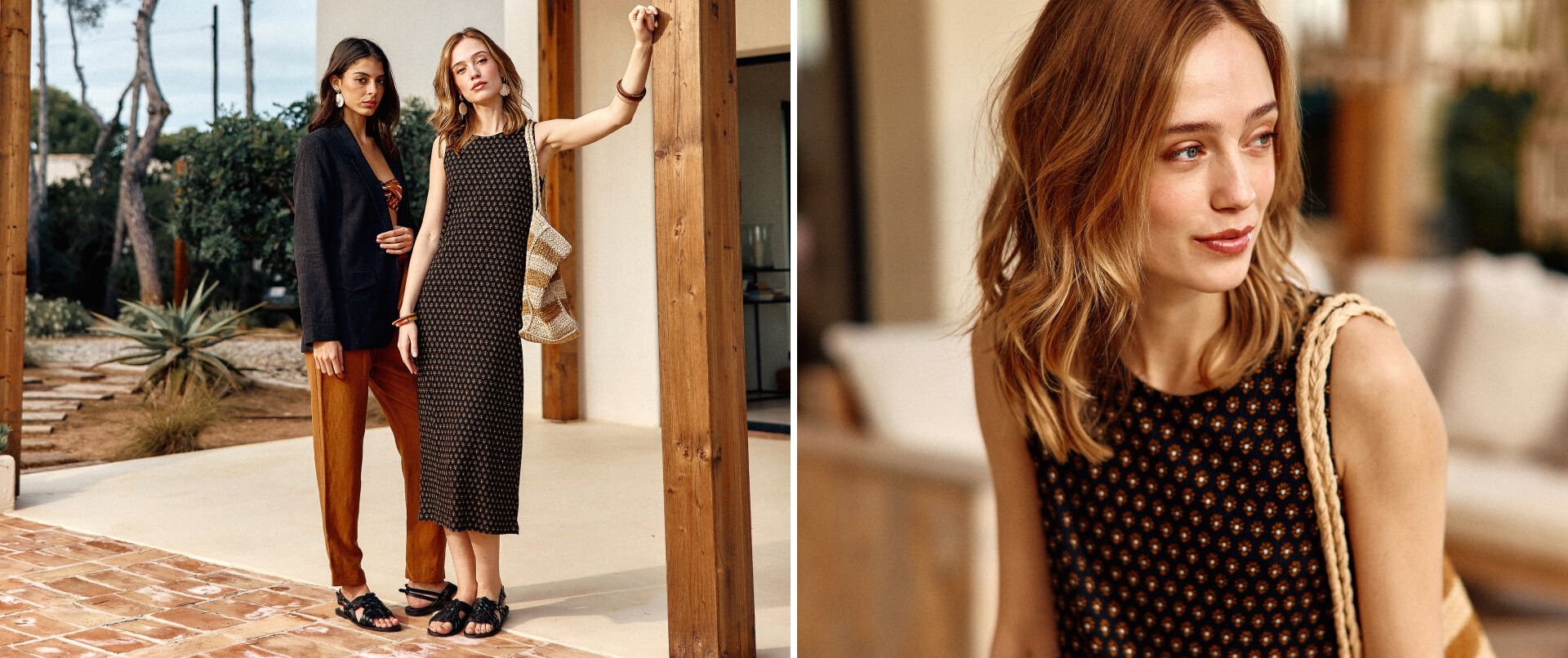 I.Code black tube dress with floral heart print