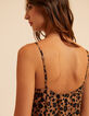 Robe longue fines bretelles imprimé léopard I.Code-3