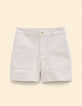 Short écru en denim I.Code-6