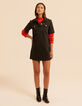 Vestido vaquero marrón leopardo I.Code-8