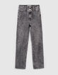 Graue Slouchy-Damenjeans in Crop-L&auml;nge aus BCI-Baumwolle-6
