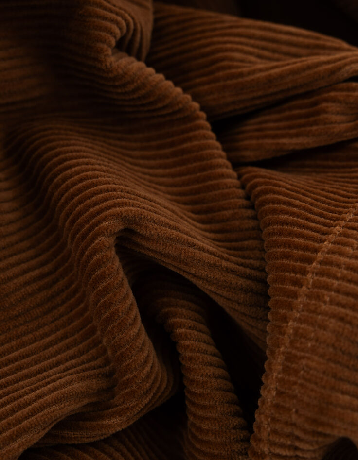 I.Code camel corduroy dress-8