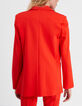 I.Code crimson red Milano knit suit jacket-3 I.Code crimson red Milano knit suit jacket-3