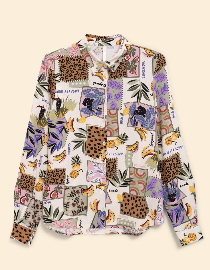 Banana Patchwork-Hemd I.Code-7