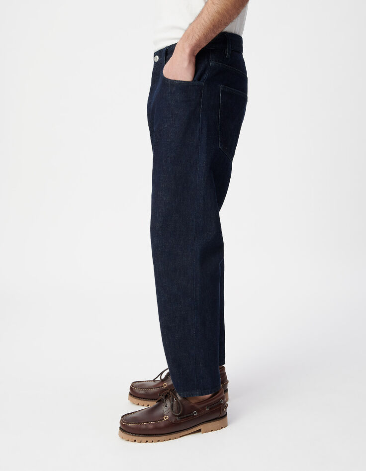 Blaue Gaucho Cropped Jeans Herren-4