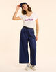 Tee-shirt manches courtes blanc message rayures I.Code-3