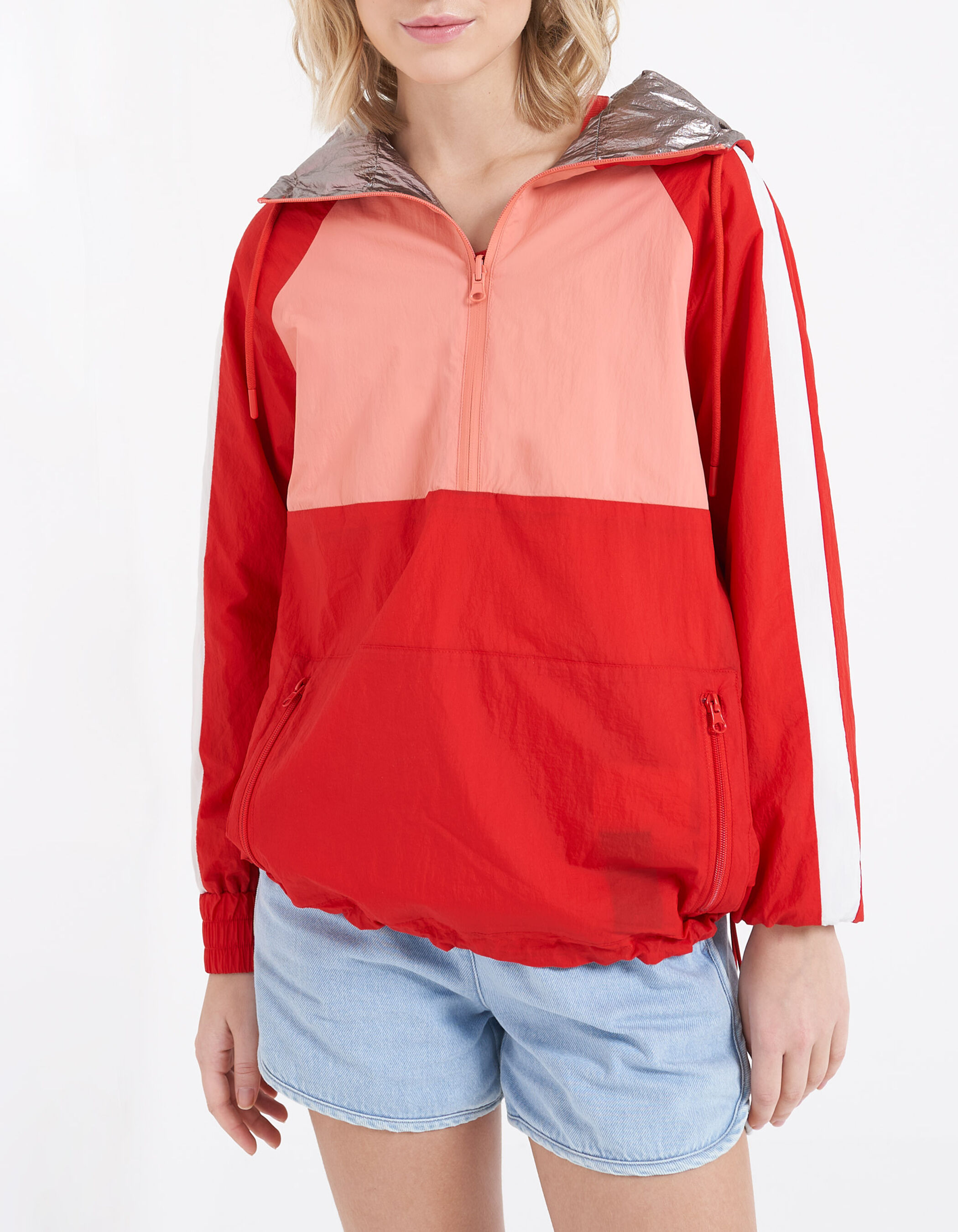 Parka reversible nailon Cooper y amapola I.Code