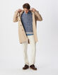 Trenchcoat beige bi-material f&uuml;r Herren-2