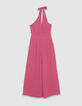 Damen Jumpsuit mit pinker Halfterhose-6