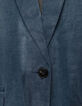 Marineblauw satijnen colbert voor Dames-7