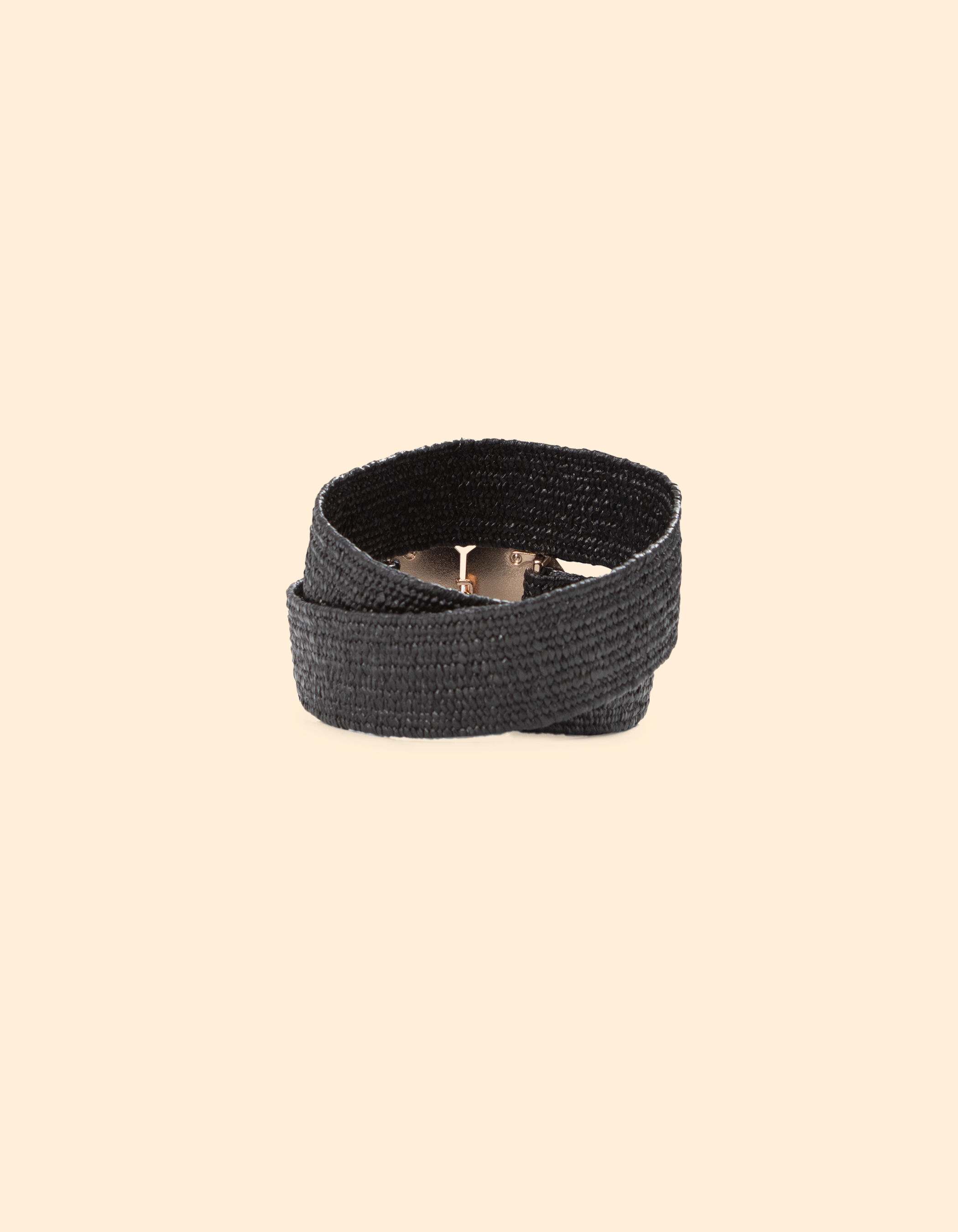 Zwarte elastische riem voor jurk I.Code