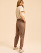 I.Code camel joggers with elasticated waist-4