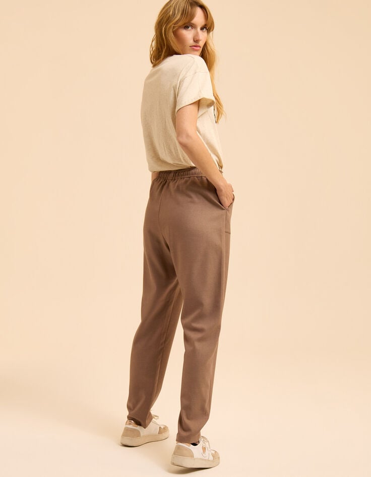 I.Code camel joggers with elasticated waist-4 I.Code camel joggers with elasticated waist-4