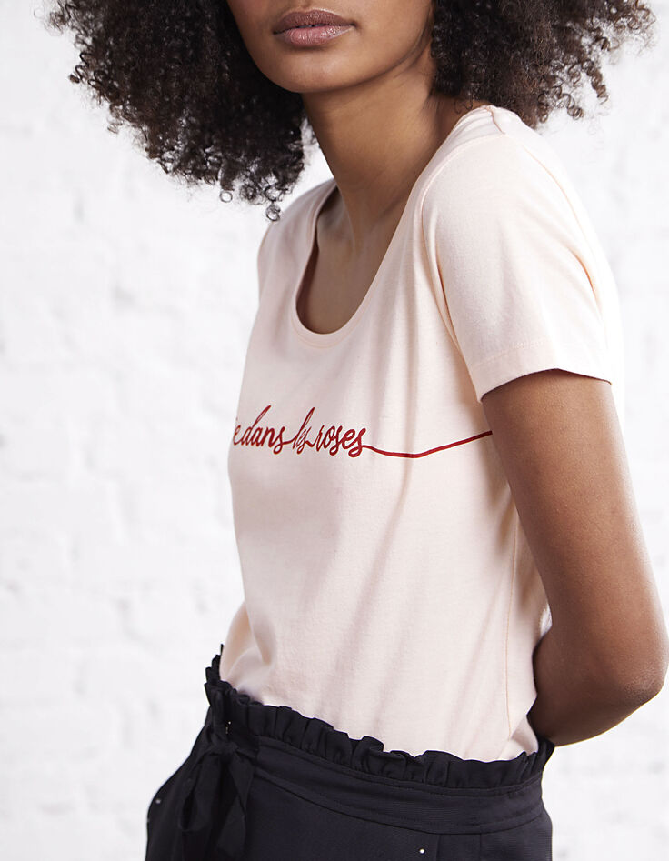 Tee-shirt rose I.Code-4