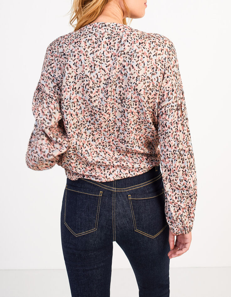 Blusa sweet pink estampado tachista I.Code-3