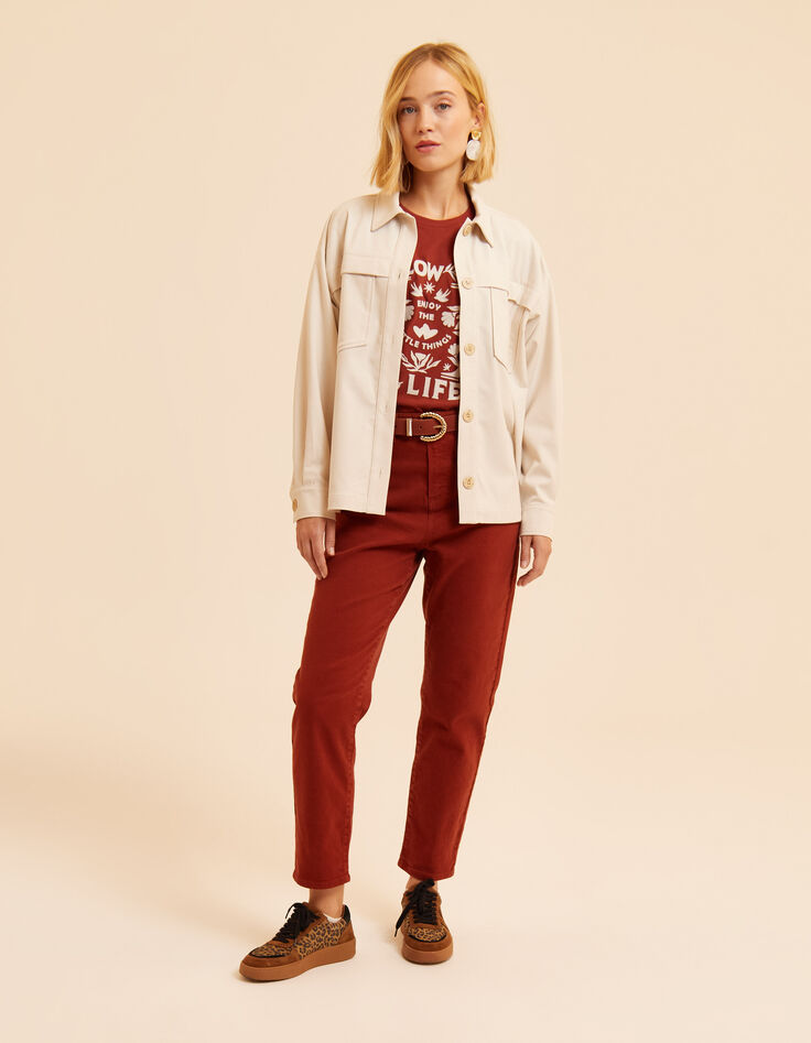 Braune Boyfriend-Jeans I.Code-7 Braune Boyfriend-Jeans I.Code-7