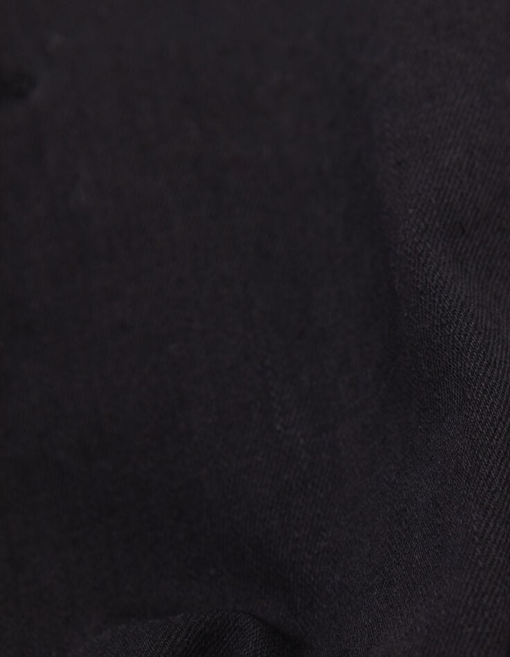 Schwarze Flare-Jeans mit geknöpften Taschen I.Code-6 Schwarze Flare-Jeans mit geknöpften Taschen I.Code-6