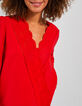 Blouse cherry broderie anglaise I. Code-3 Blouse cherry broderie anglaise I. Code-3