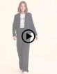 Veste de costume marine faux-uni I.Code-2