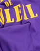 Tee-shirt violet message jaune I.Code-8