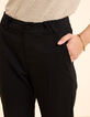 I.Code City-Hose, schwarz mit schicken Gürtelschlaufen-5