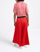 I.Code poppy pleated wide trousers-3