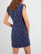 Vestido azul marino rollers I.Code-3