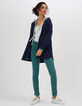 Manteau marine à galons rayés I.Code-5
