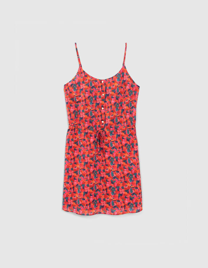Flash Candy Kleid mit Red Flowers I.Code  - I.CODE