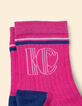 Calcetines blancos, azules y rosas de I.Code-4