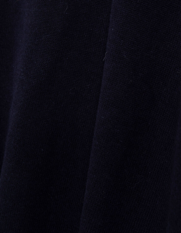 Pull cape marine tricot boutons d&eacute;coratifs I.Code-7