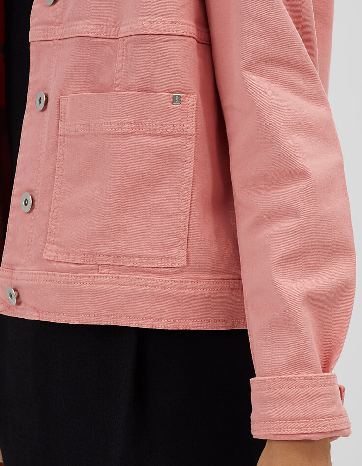 Veste en jean pastèque I.Code-6 Veste en jean pastèque I.Code-6