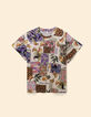 Camiseta con estampado de patchwork de plátano I.Code-1