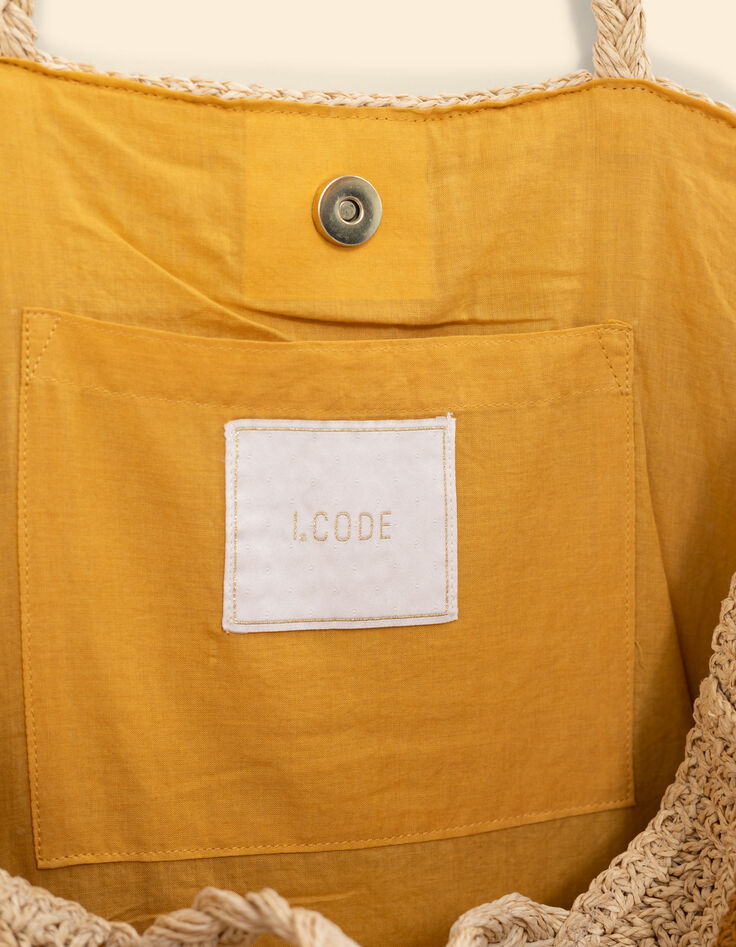 Sac rayé palmier I.Code-5