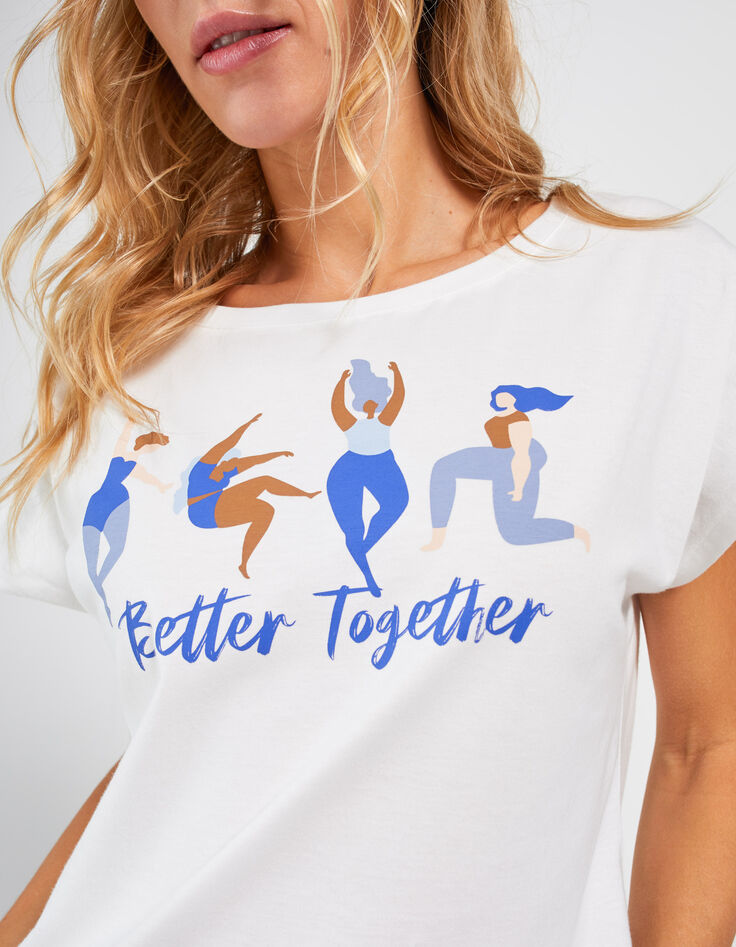Tee-shirt blanc visuel Women I.Code -2 Tee-shirt blanc visuel Women I.Code -2