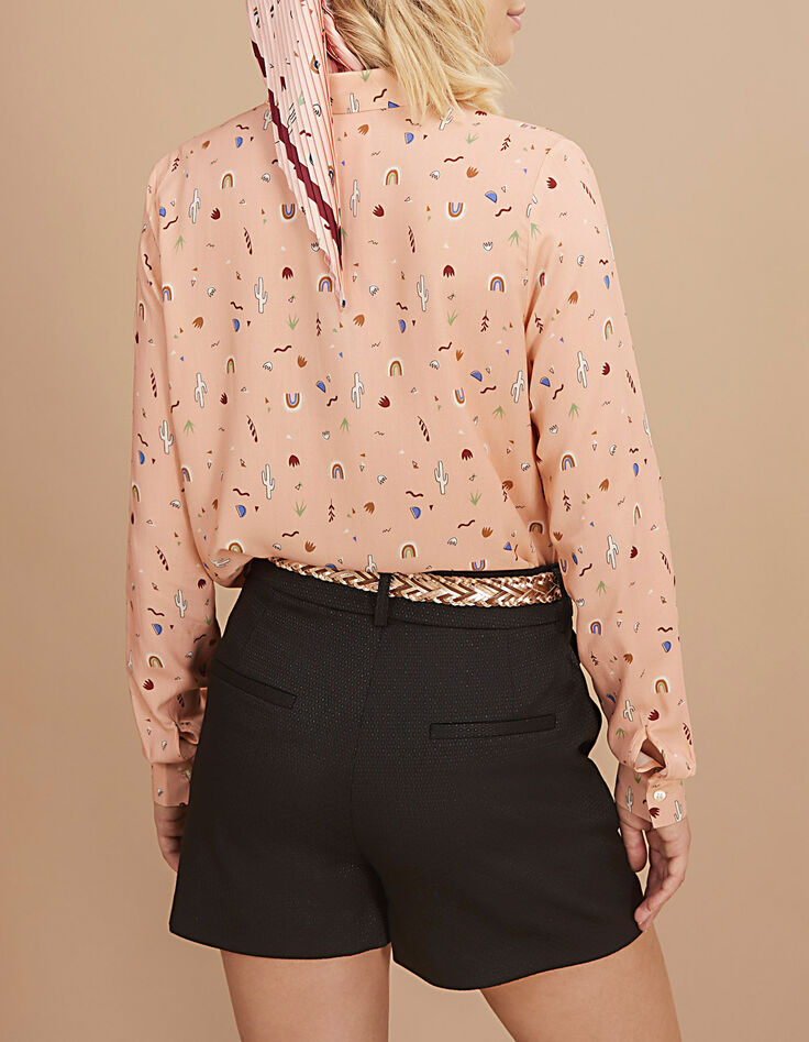 Camisa rosa estampado cactus I.Code-2