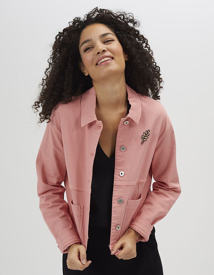 Veste en jean pastèque I.Code-2 Veste en jean pastèque I.Code-2