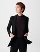 Zwart tennisjack met streep Dames-5