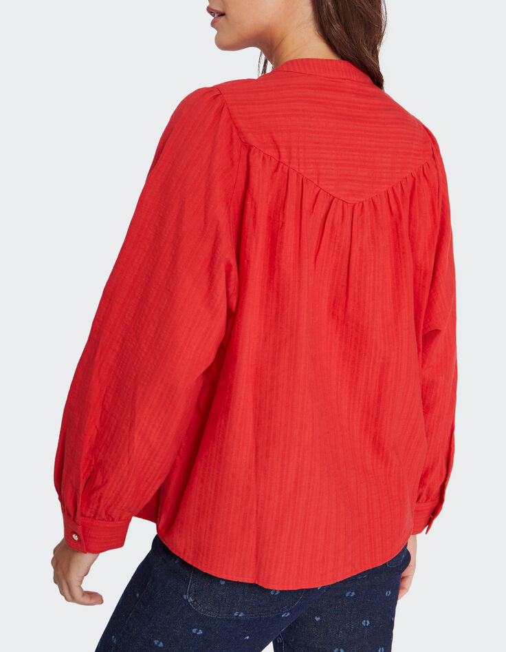 Blusa carmín invierno mangas raglán I.Code -2