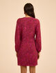 Roze jurk bloemenprint I.Code-4