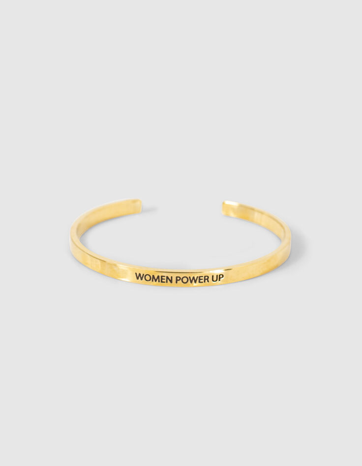 Armreif mit graviertem Schriftzug Bangle up x I.Code-1