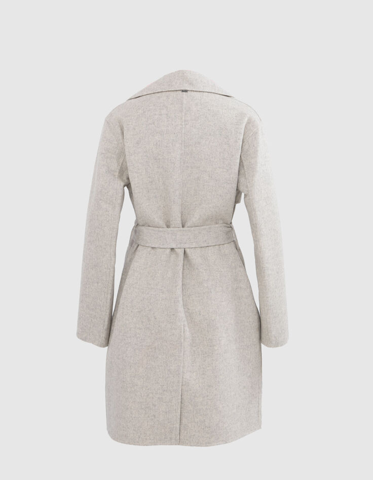Hell maulwurfbrauner Damen-Trenchcoat-5