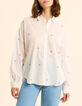 Chemise blanche broderies fleurs I.Code-2