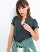 Graniet top 2 in 1 met top met bandjes I.Code -1