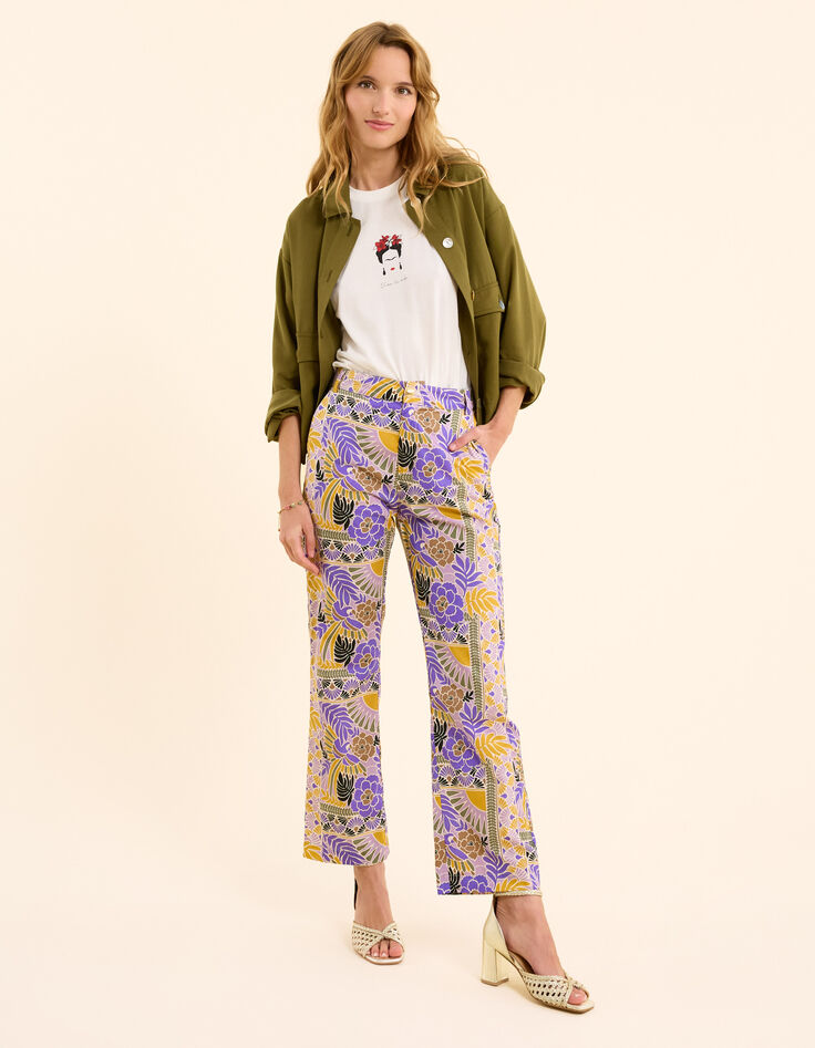 Tee-shirt blanc visuel Frida I.Code-3