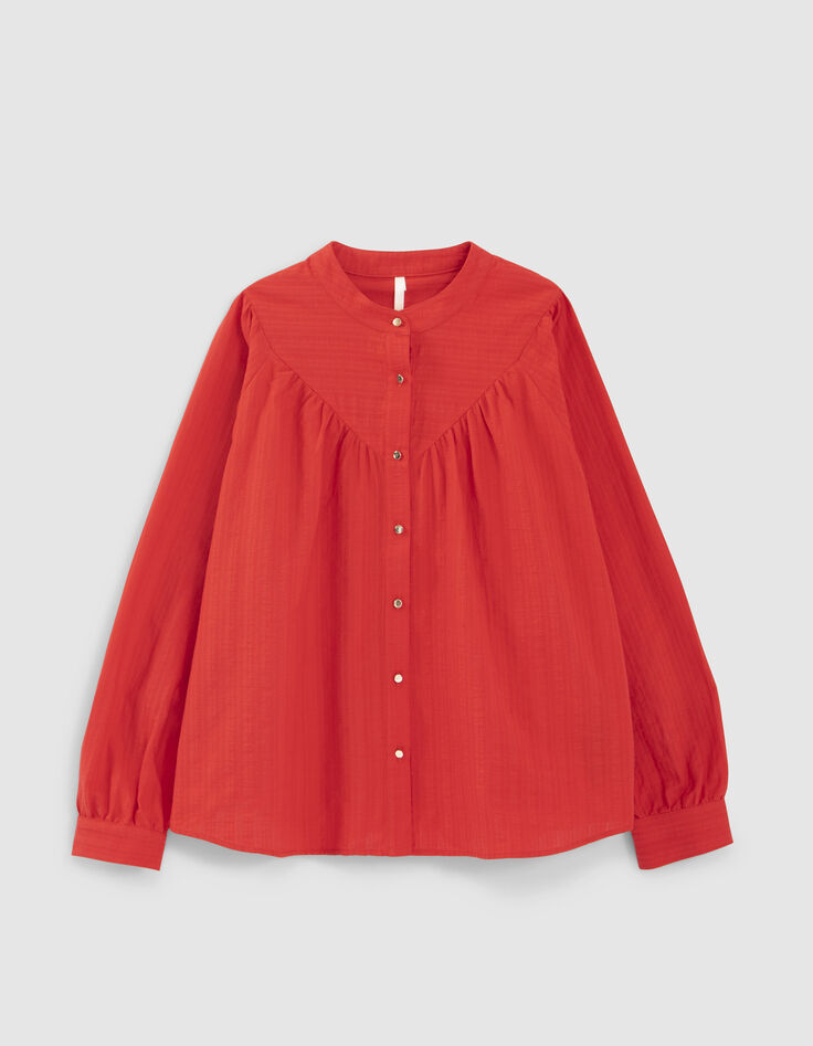 Blusa carmín invierno mangas raglán I.Code -5