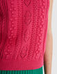 Jersey magenta punto sin mangas I.Code-2