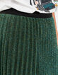 Jupe longue vert empire plissée à paillettes I.Code-4